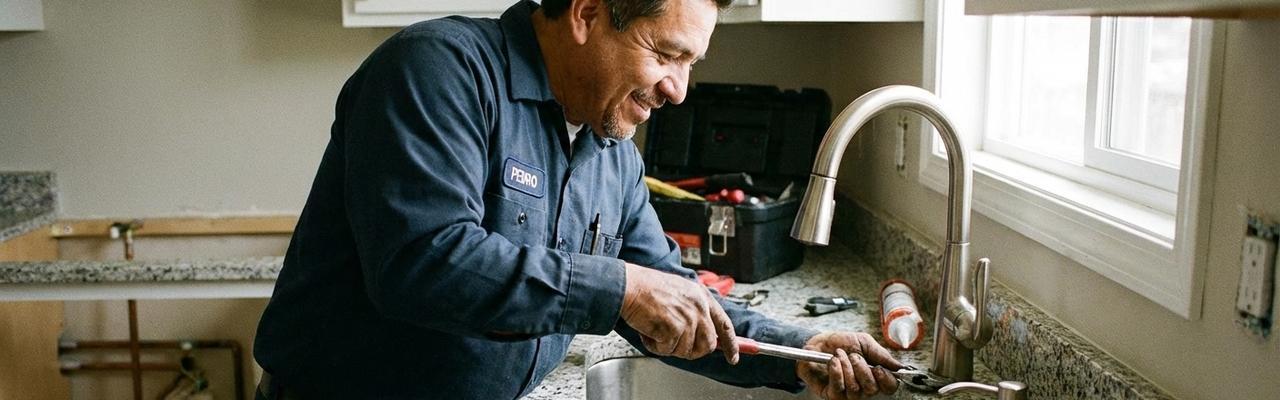 Instalación profesional de grifería en Leioa